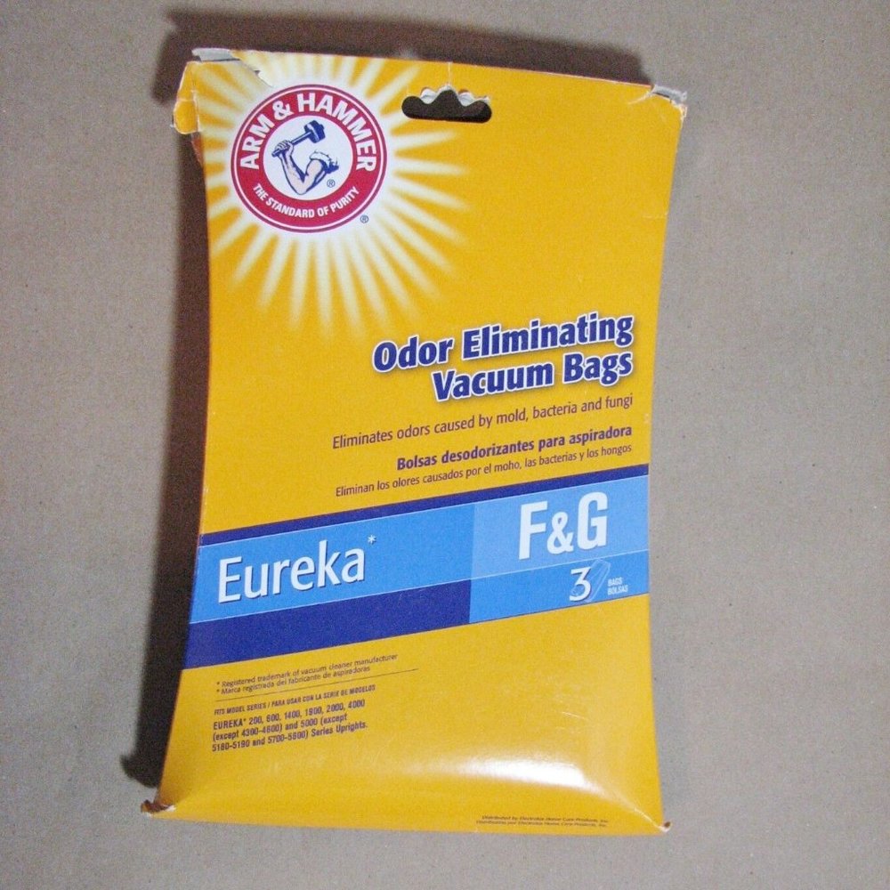 Arm & Hammer Odor Eliminating Vacuum Bags Eureka F G Pkg of 3
